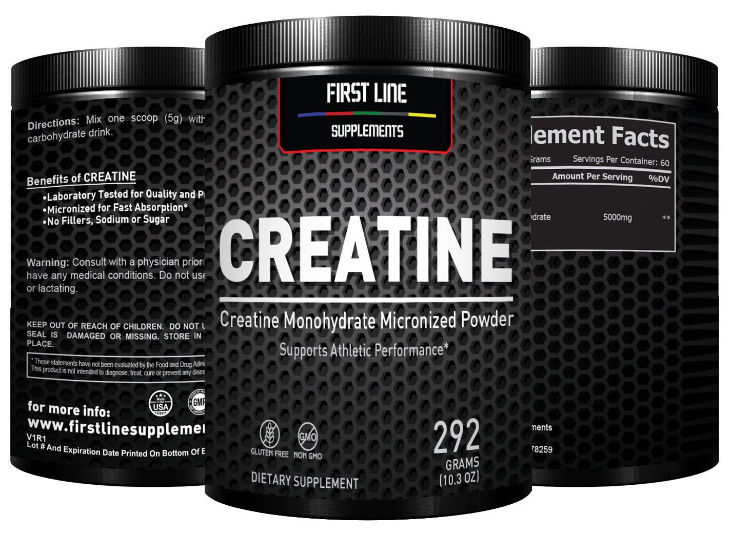 Creatine Monohydrate Powder – First Line Supplements LLC